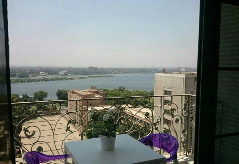 Luxury Nile Maadi Cairo Apartment Exteriör bild